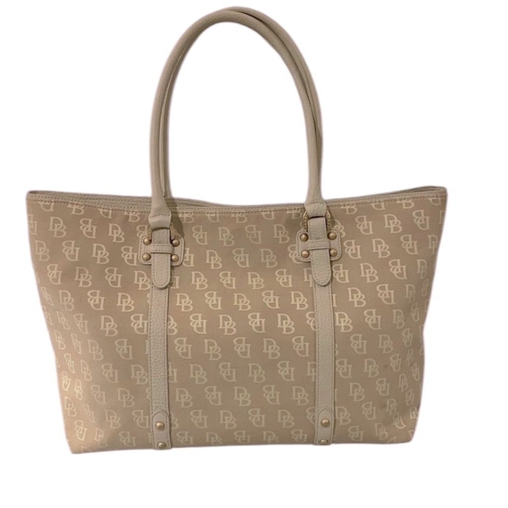 EUC Dooney & Bourke Canvas Tote Bag